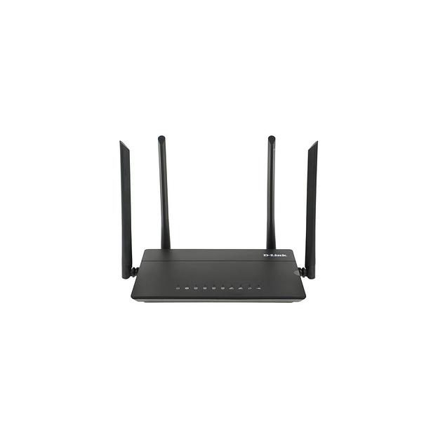 Wi-Fi роутер D-Link DIR-815/RU/R4A, Wi-Fi 5, AC1200, 2.4/5ГГц, 4 LAN, 1xUSB, черный фото 1