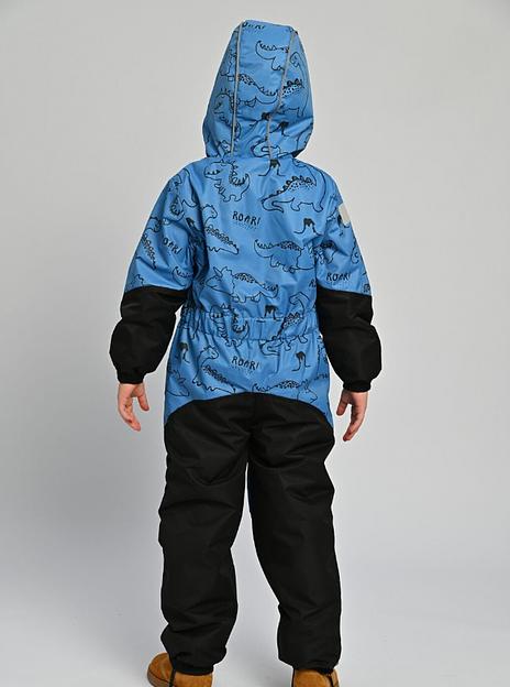 Комбинезон Весна-Осень, Цвет №21 Дино синий, арт 237Ф (86 см) фото 4