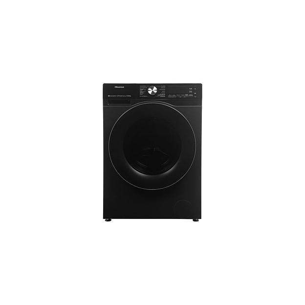 Стиральная машина Hisense WD5S1045BB, с фронтальной загрузкой, с паром, 10.5кг, 1400об/мин, с сушкой, инверторная, с английской панелью управления фото 1