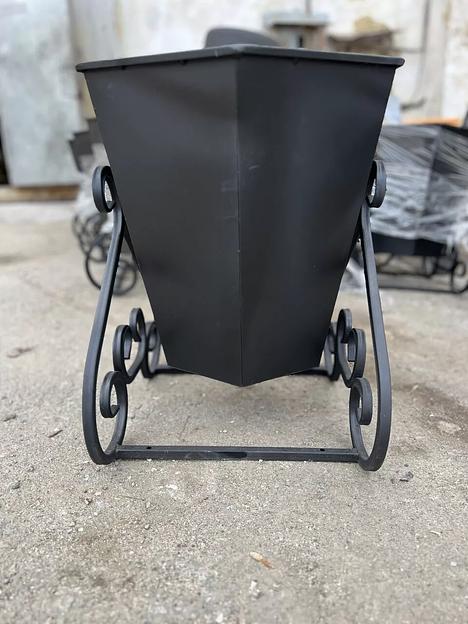 Металлическая урна для мусора «Алмаз» ОПТ фото 1