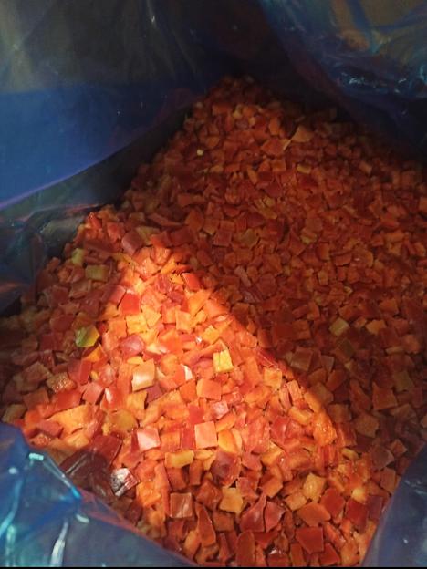 Перец красный кубик замороженный опт фото 1