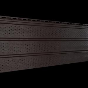 Софит Ю-Пласт Классический с полной перфорацией,Коричневый фото 1