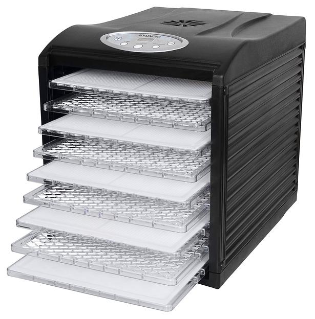 Сушка для фруктов и овощей Hyundai HYFD-1802 27под. 700Вт черный фото 7