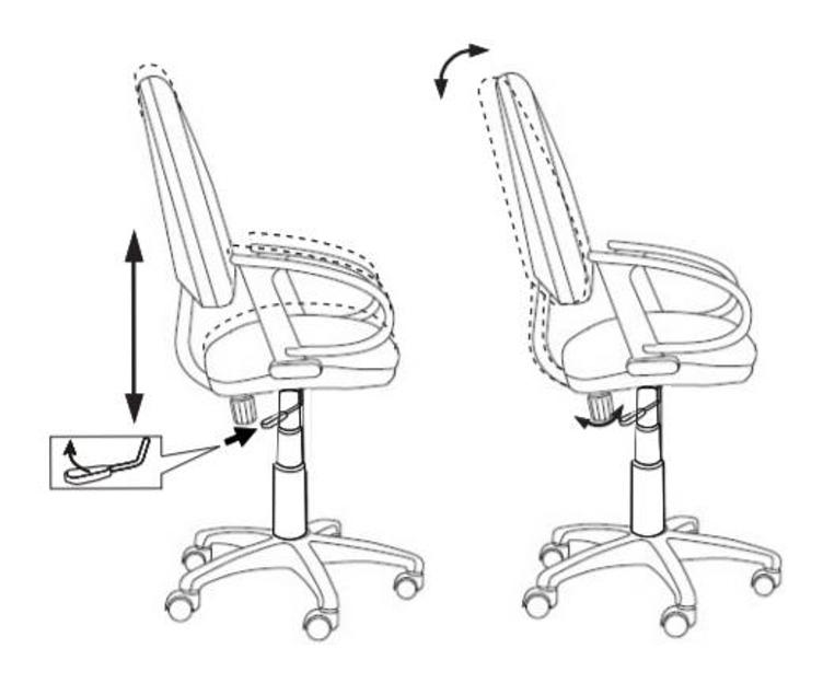 Кресло Бюрократ CH-300 черный JP-15-2 крестовина пластик фото 6