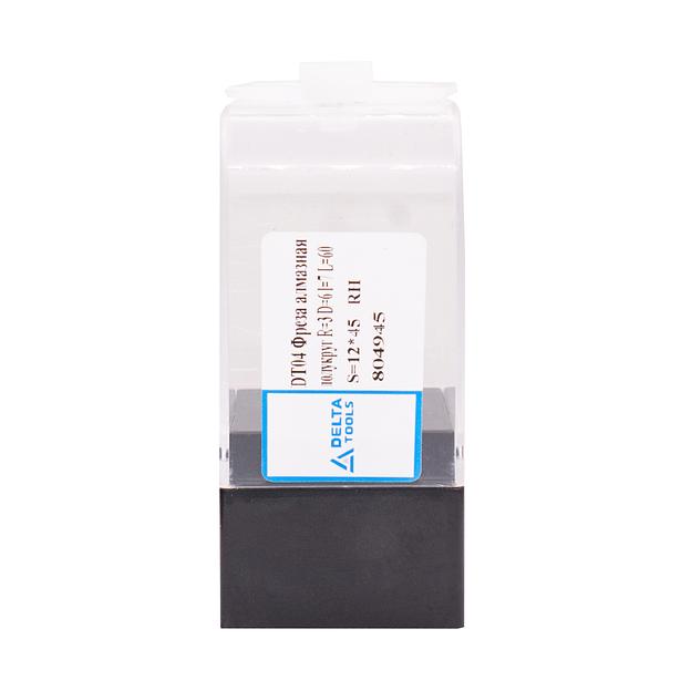 Фреза Delta-Tools алмазная полукруг R=3 D=6 l=7 L=60 S=12*45 RH арт. DT04 фото 3