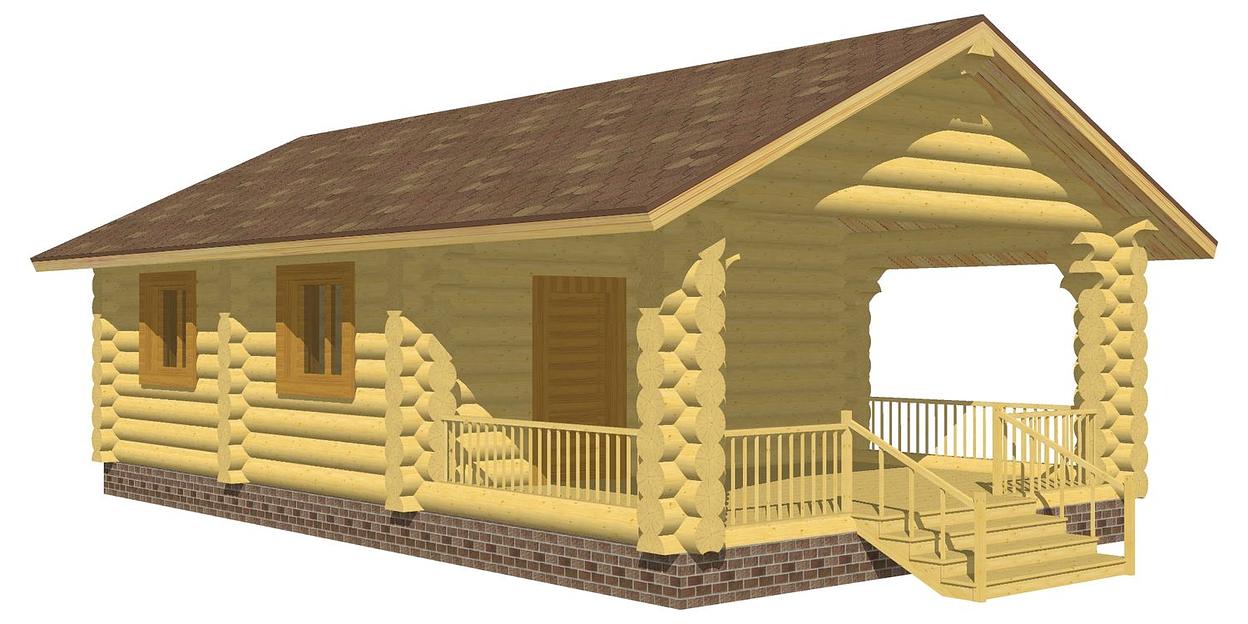 Проект бани БО-46-3 10,4x6,1 фото 4