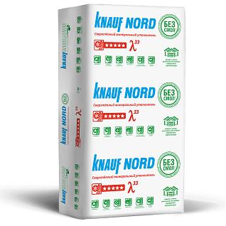 Утеплитель ТеплоKNAUF «Nord» + TS 0,33 Aguastatik 100×610×1250 мм ОПТ фото 2