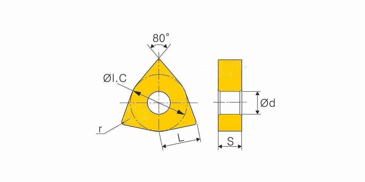 Токарная пластина WNMG 080408-OPF OC2115 Oke, опт фото 2