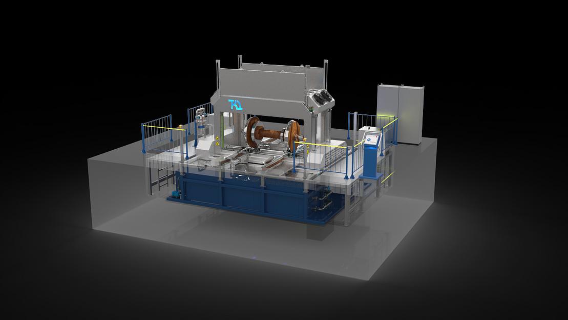 Моечная машина для мойки колесных пар фото 1