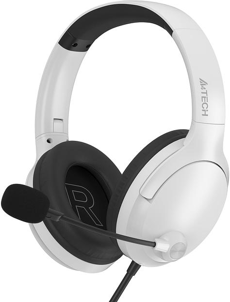 Наушники с микрофоном A4Tech Fstyler FH280U White белый 2м мониторные USB оголовье (FH280U) фото 1