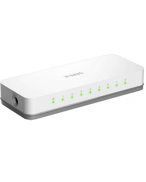 Коммутатор D-Link DES-1008C/B1A 8-порт фото 1