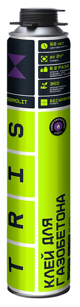 Пена клей для Гипсокартона ГКЛ  Tris фото 2