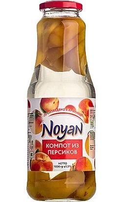 Компот из персиков Noyan 1050 гр ОПТ фото 1