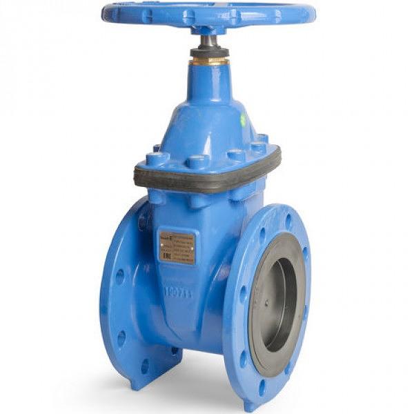 Задвижка чугунная VOC4241C  МЗВ обрезиненный клин Ду 200 Ру16 до +110 фланцевая Tecofi VOC4241C-00EP0200 фото 1