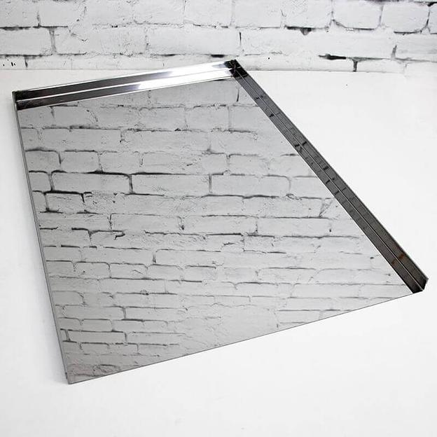 Противень 3 борта 400х600 высота 20мм нержавеющая сталь фото 1