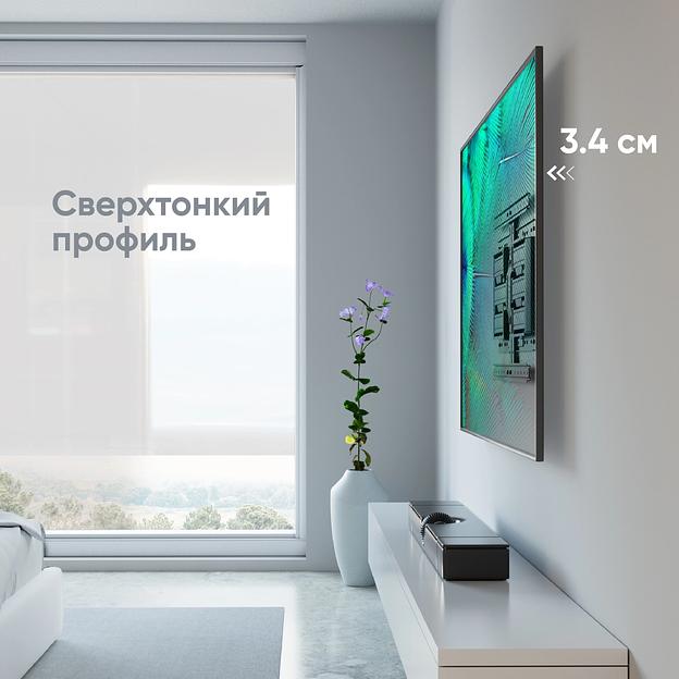 Кронштейн для телевизора Onkron SM6L черный 32"-90" макс.50кг настенный поворот и наклон фото 2