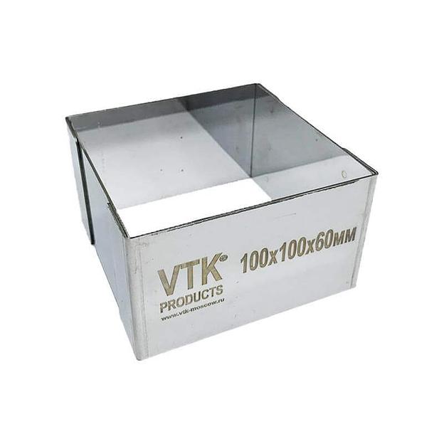 Форма для выпечки и заморозки Квадрат 100х100 мм высота 60 мм фото 2