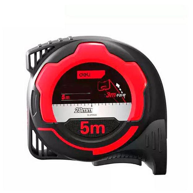 Измерительный и разметочный инструмент Deli Рулетка Deli DL370528 5м*28мм, метрическая фото 1