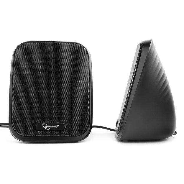 Акустич. система 2.0 Gembird SPK-100, черный, 6 Вт, рег. громкости, USB-питание фото 3