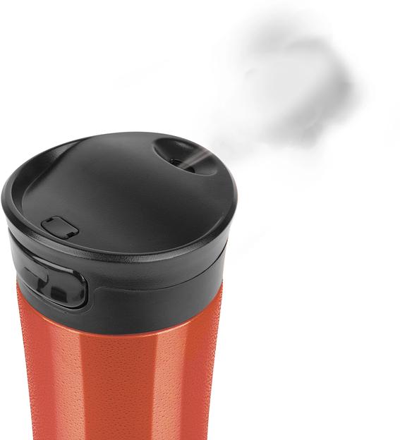 Термокружка для напитков Rondell Point Koralle RDS-1231 0.4л. красный картонная коробка фото 3