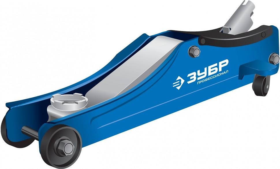 Домкрат Зубр «43058-2» Т55 гидравлический подкатной ОПТ фото 3