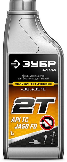ЗУБР 2Т-П, 1 л, полусинтетическое масло для 2-тактных двигателей, EXTRA (70603-1) фото 3
