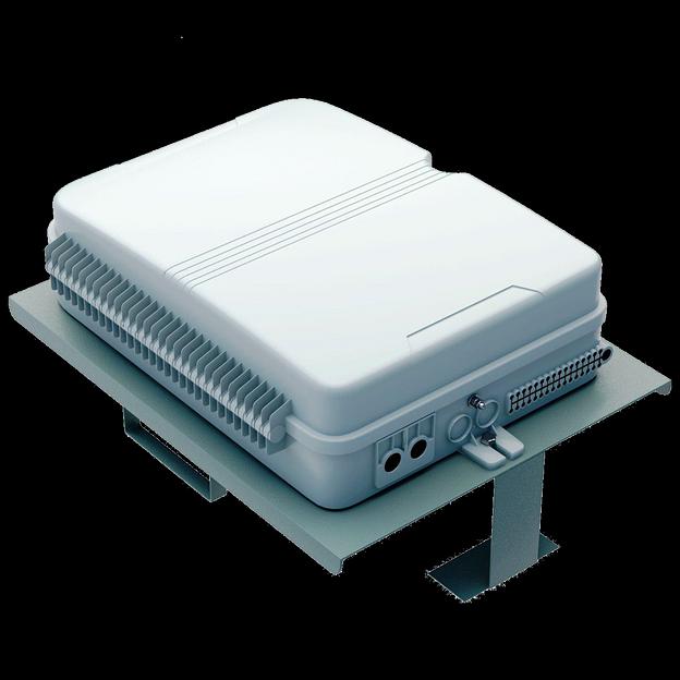 Кронштейн для крепления оптических коробок с местом для запаса кабеля фото 3