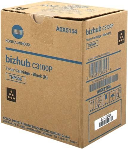 Тонер Konica-Minolta bizhub C3100P черный TNP-50K A0X5154 фото 1