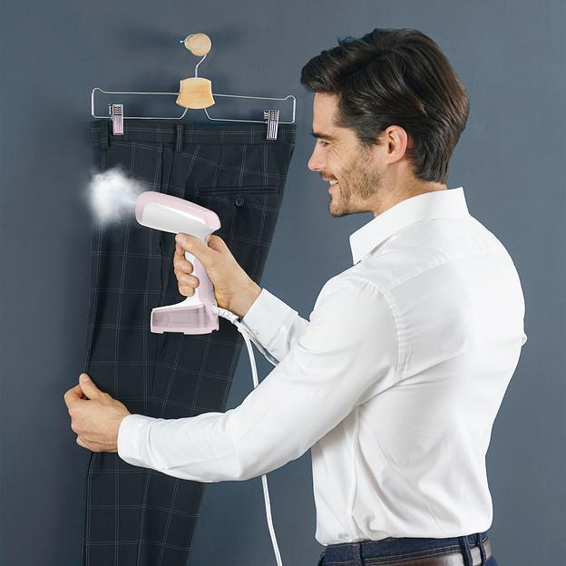 Отпариватель ручной Tefal DT3050E1 1300Вт белый/розовый фото 7