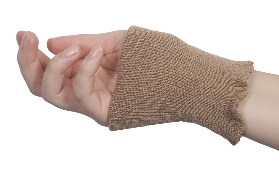 Трикотажные манжеты коричневые фото 1