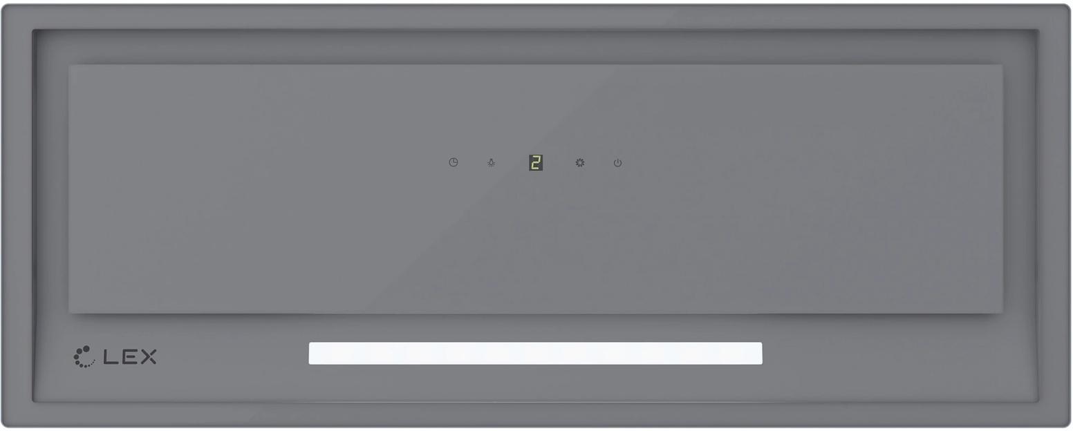 Вытяжка встраиваемая Lex 900 GS Inverter GR серый управление: сенсорное (1 мотор) фото 1