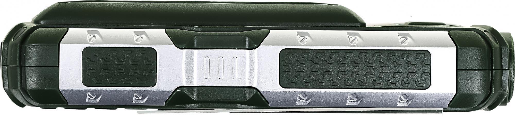 Мобильный телефон BQ 2430 Tank Power 32Mb зеленый/серебристый моноблок 2Sim 2.4" 240x320 0.3Mpix GSM900/1800 GSM1900 MP3 FM microSD max32Gb фото 4