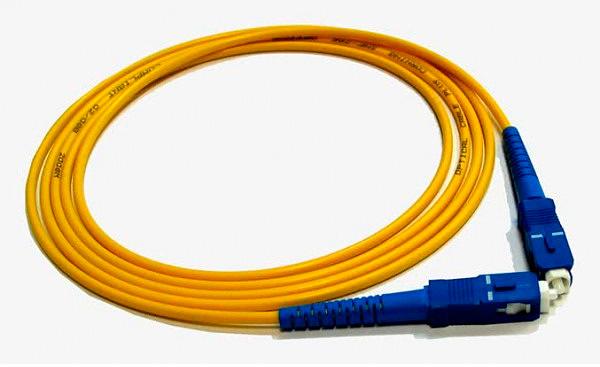 Патч-корд Lanmaster LAN-SC-SC/SU-1.0 1x SC-SC 1м LSZH оранжевый фото 1