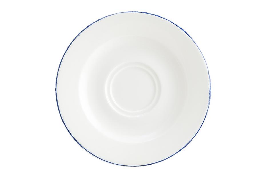 Блюдце d=160 мм. Ретро синий край (чашка 70921, 70690) /1/6/ фото 1