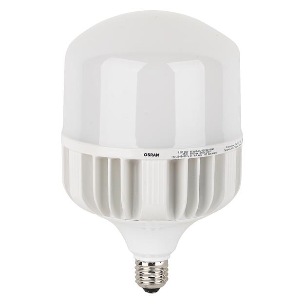 Лампа светодиодная LED HW 65Вт E27/E40 650Лм, (замена 650Вт), нейтральный белый свет OSRAM фото 1