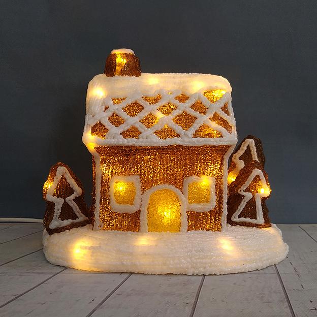 Фигура Neon-Night Home Пряничный домик 30лам. акрил (513-324) фото 1