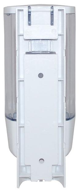 Дозатор для мыла белый G-teq 8617, 380 мл, 0,38 л, пластик белый, c ключом фото 4