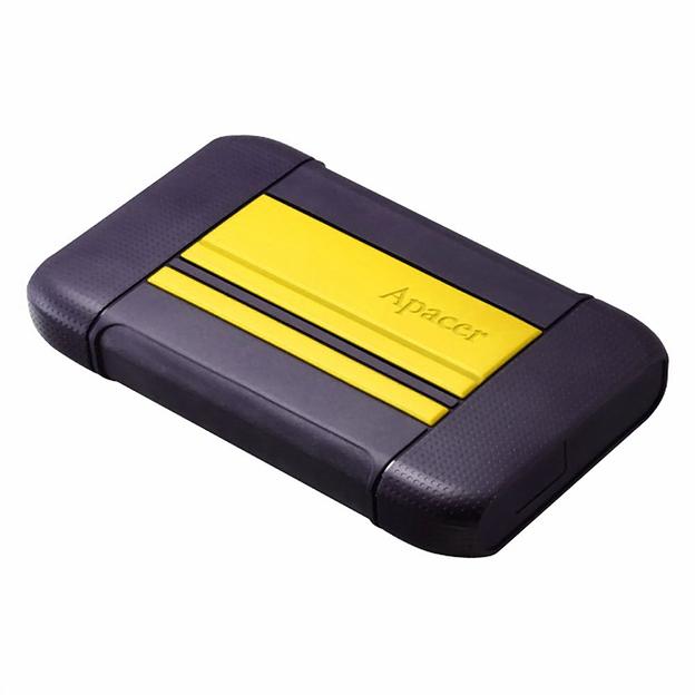 2.5" 2TB Apacer AC633 AP2TBAC633Y-1 USB 3.2 Gen 1, Military-Grade Shockproof, Yellow, RTL фото 1