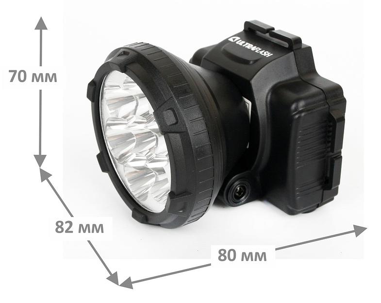 Фонарь налобный Ultraflash LED5362 черный 2.5Вт лам.:светодиод. (11256) фото 2