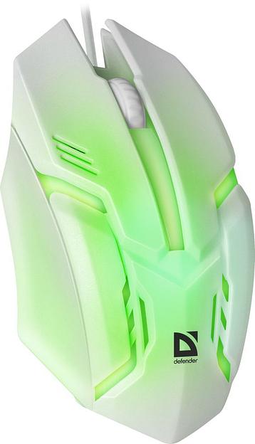 Мышь Defender Cyber MB-560L белый оптическая (1200dpi) USB для ноутбука (2but) фото 2