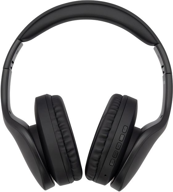 Гарнитура накладные Hyundai H-HP104 черный беспроводные bluetooth оголовье фото 2