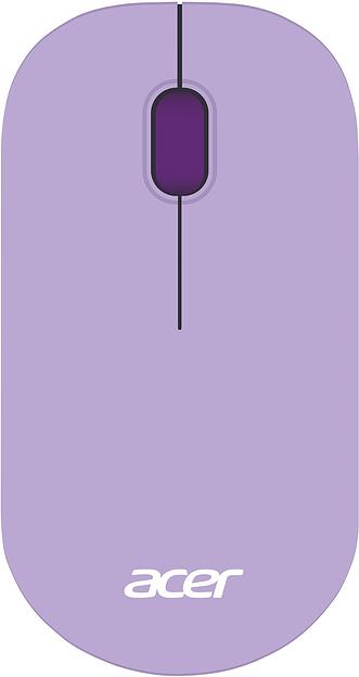 Мышь Acer OMR205 фиолетовый оптическая (1200dpi) беспроводная USB (2but) фото 1