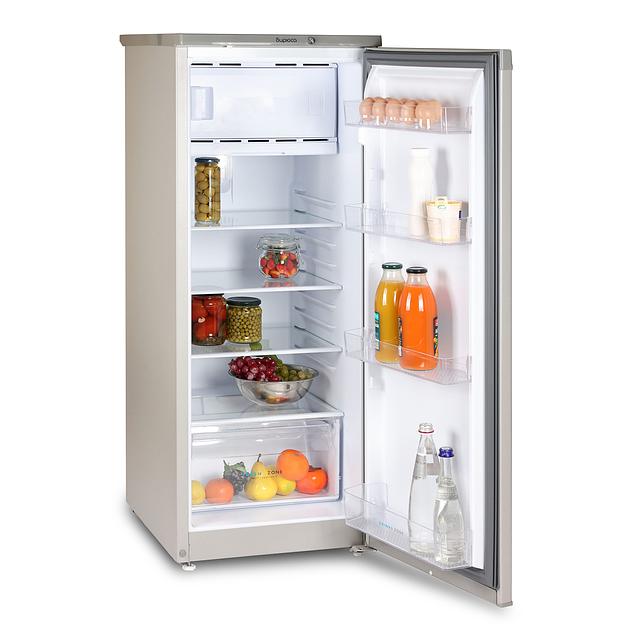 Холодильник Бирюса M410 металлик однокамерный 153/27л морозилка сверху фото 2