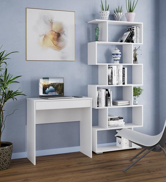 Стол письменный «Найс» исполнение 1 белый, опт фото 1