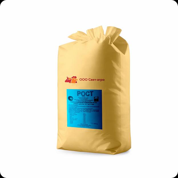 Комбикорм для уток мясных кроссов «Рост» 40 кг, опт фото 1