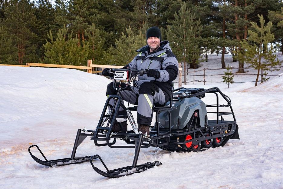 Мотобуксировщик Бурлак М2 LFP, 13 л.с., 1450*510*810 мм. фото 8