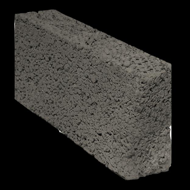 Керамзитобетонный блок полнотелый перегородочный ППКЦ 390x90x188 мм Опт фото 1