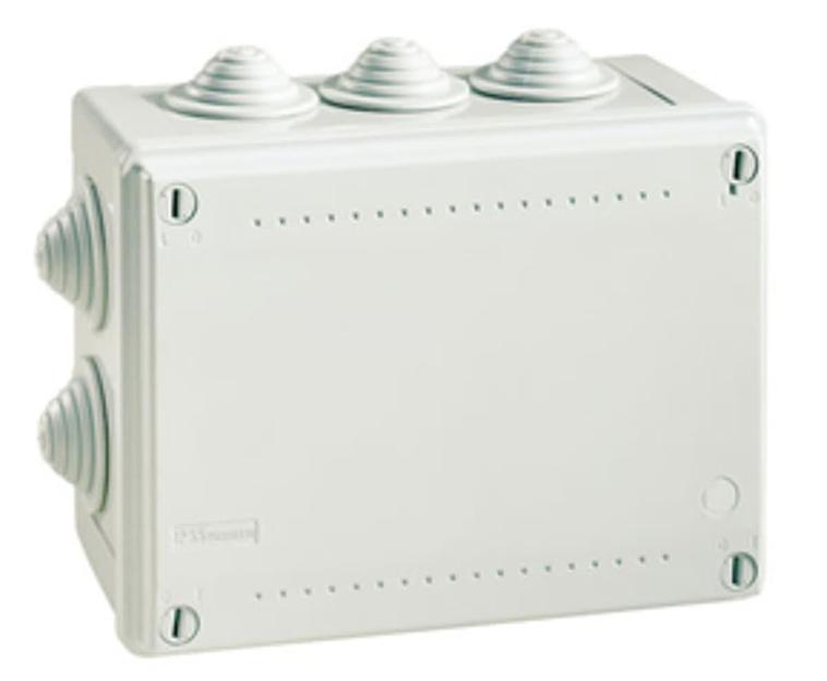 Коробка ответвит. с гладкими стенками, прозрачная, IP56, 120х80х50мм фото 1