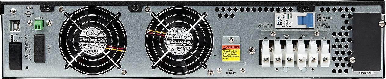 Источник бесперебойного питания Smartwatt SUPREME 6kVA L 6000Вт 6000ВА черный фото 3