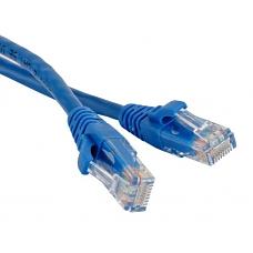 Патч-корд Lanmaster LAN-PC45/U5E-10-BL UTP вилка RJ-45-вилка RJ-45 кат.5е 10м синий LSZH (уп.:1шт) фото 1